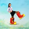 Командный аттракцион гига боты красно-желтые