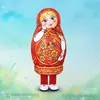 Надувной костюм Матрешки