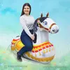 Лошадка циркова принт малая