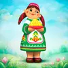 Надувная фигура Девочка с чак-чаком