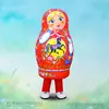 Пневмокостюм Матрешка Городецкая роспись блондинка