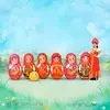 Командный аттракцион Боулинг матрешки