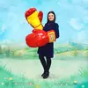 Командный аттракцион гига перчатки красно-желтые большие