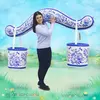 Игра с надувным коромыслом Гжель