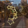 Световая консоль Пять Звезд на улице