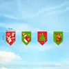 Флажная лента с принтом НГ7