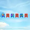 Флажная лента с принтом НГ10