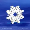 Снежинка из пенопласта