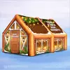Надувной павильон Изба с фонариками