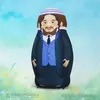Национальная надувная матрешка Еврейская