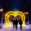 Арка Сердце Золотая
