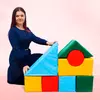 Мягкий модуль игрушка конструктор Карапуз