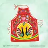 Торговый фартук Городецкая роспись