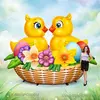 Надувная фигура Цыплята в корзине