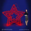 светодиодная звезда красная