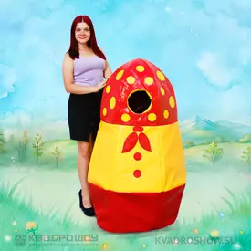 Игровой костюм Матрешка малая из ПВХ красная