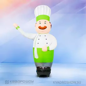 Надувной человек для рекламы Повар премиум вар 5