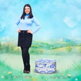 Игра с препятствиями Пенечки Гжель