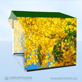 Каркасная палатка Мимоза