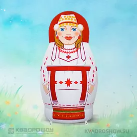 Национальная надувная матрешка Мордовская