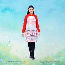 Торговый фартук изба вариант 1