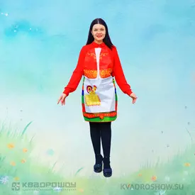 Праздничный фартук Сказочная изба