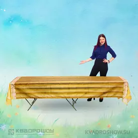 Скатерть стандарт на стол Изба вариант 2