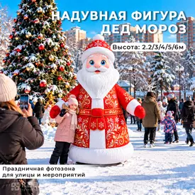 надувной дед мороз