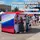 каркасная палатка принт триколор
