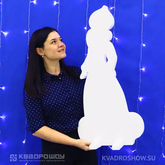 Декор из пенопласта Снегурочка