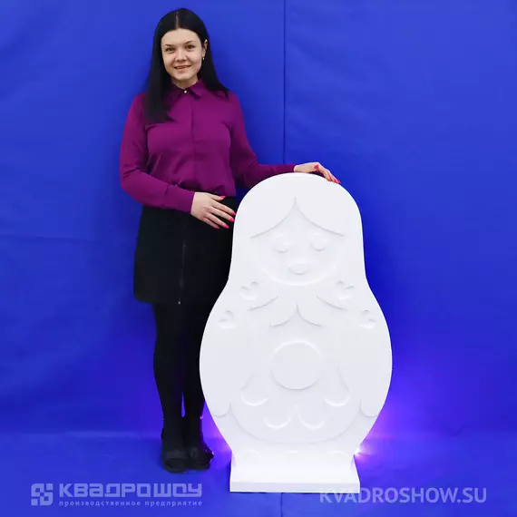 Декор из пенопласта Матрешка