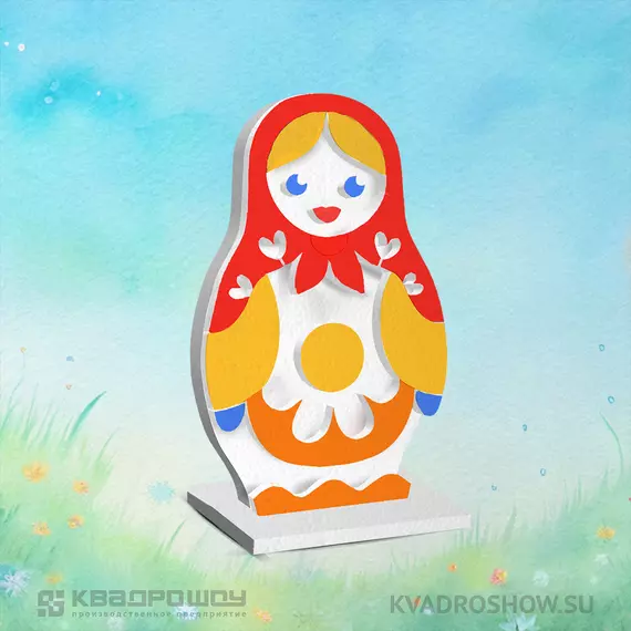 Пенопластовая фигура Матрешка
