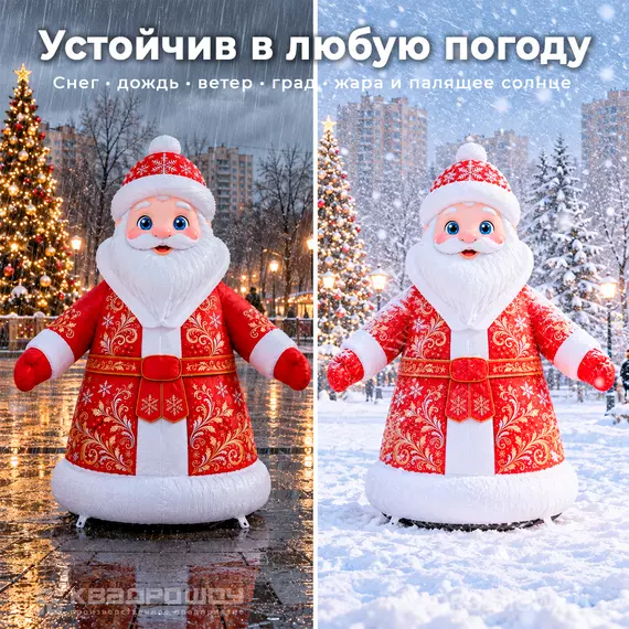 надувная новогодняя фигура