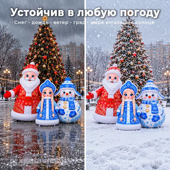 новогодние фигуры надувные