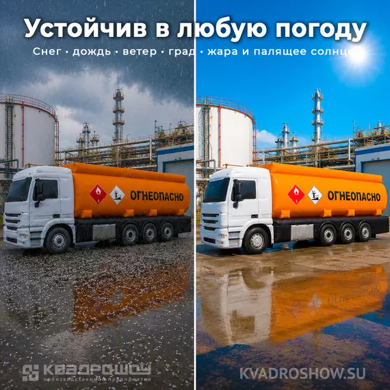 бензовоз для промышленной маскировки