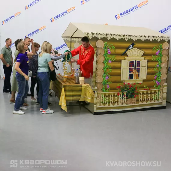 Палатка Изба живое фото 3х2м