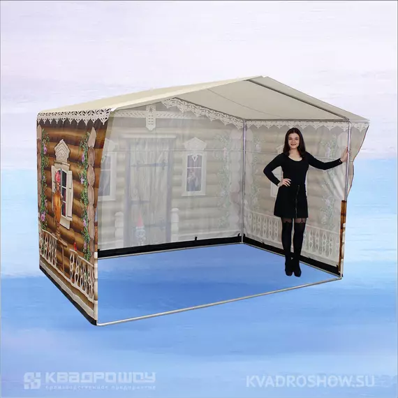 Каркасная палатка Изба 3х2м