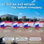 палатка с принтом триколор