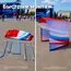 торговая палатка с принтом триколор