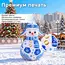 новогодний снеговик